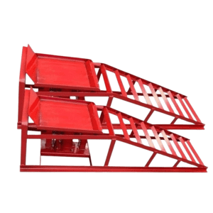 Steel Car service ramps set with lifter