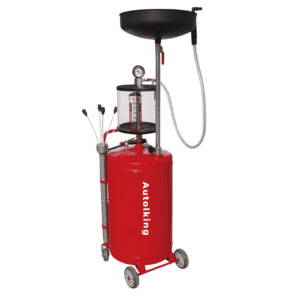 Waste oil drainer 80l with oil suction