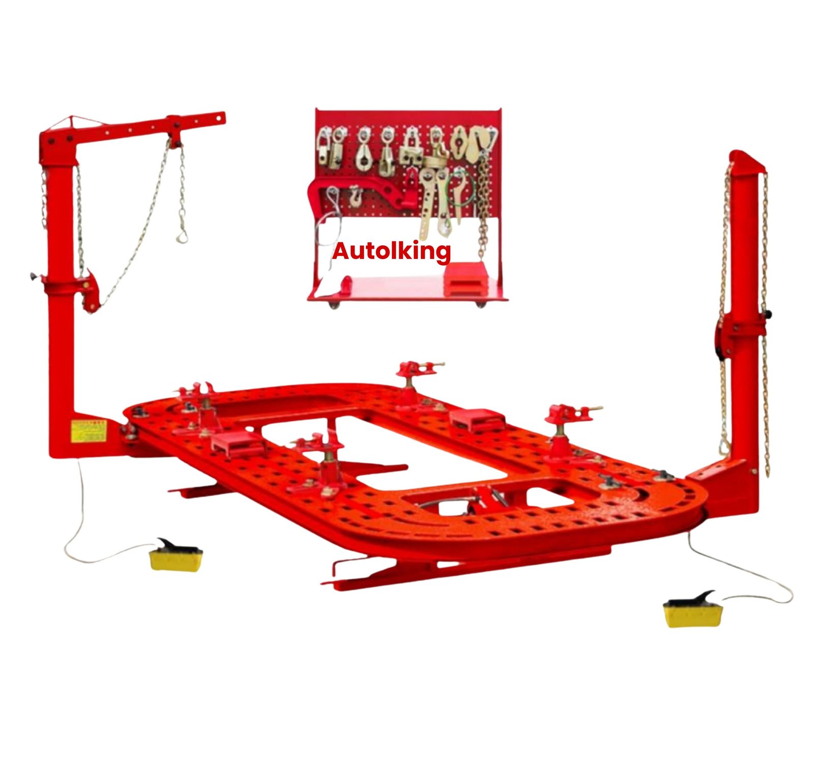 Collision repair frame machine