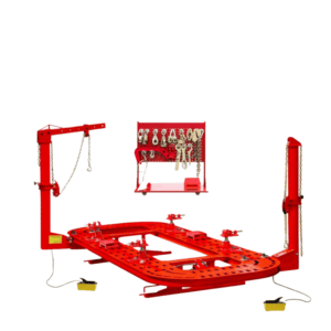 Collision repair frame machine